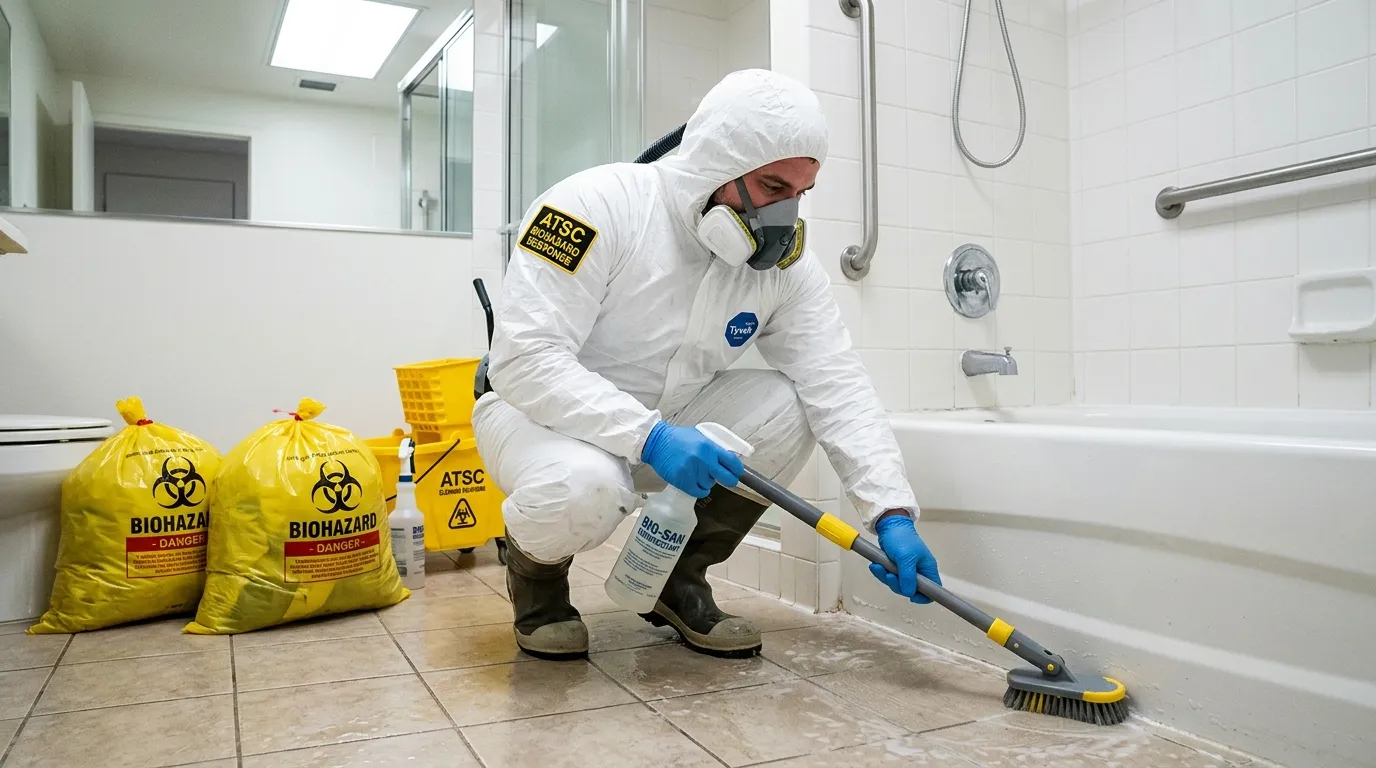 Decontamination equipment deployed for Blood Cleanup in Port Jefferson